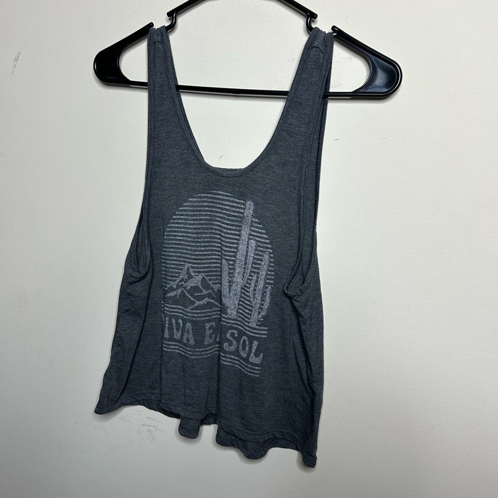 Viva El Sol Tank Top Crop Top Shirt Retro Desert Design